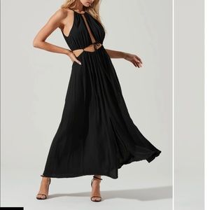 Cutout maxi dress